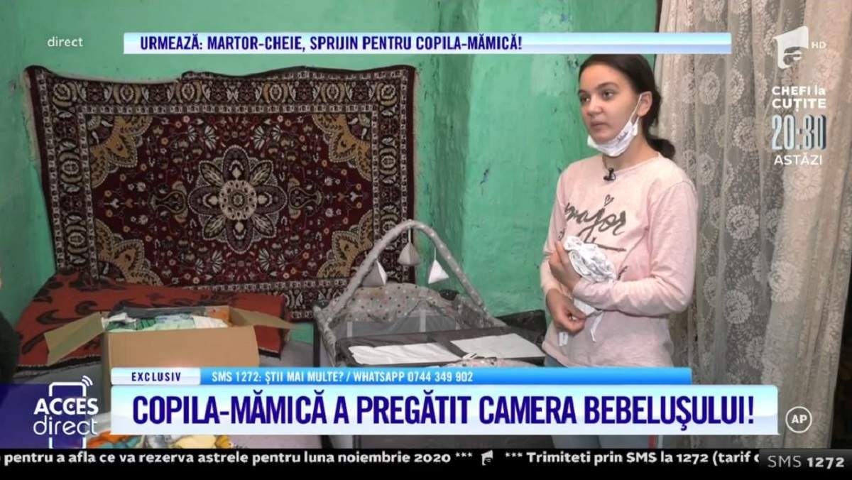 Maria, mama de 18 ani, i-a pregătit camera bebelușului ei! Adolescenta își așteaptă băiețelul acasă: „Vreau să recuperăm tot ce am pierdut amândoi” / VIDEO