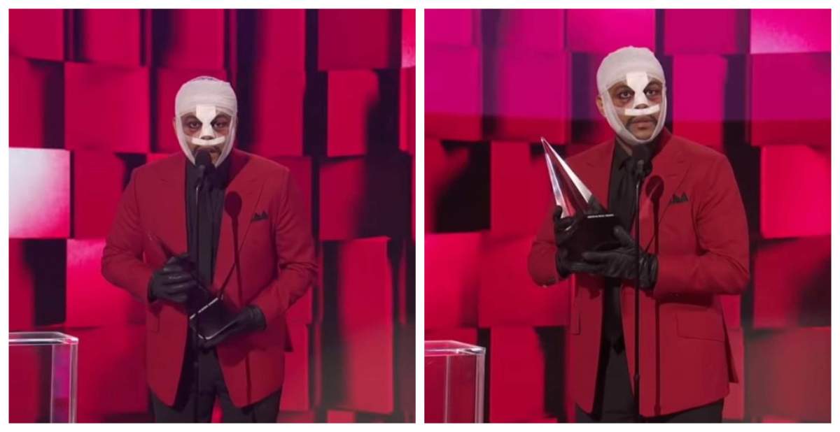 Apariție șocantă a lui The Weeknd la premiile AMA! Artistul a urcat pe scenă cu fața bandajată și cu răni la ochi. Ce a pățit, de fapt, cântărețul / VIDEO