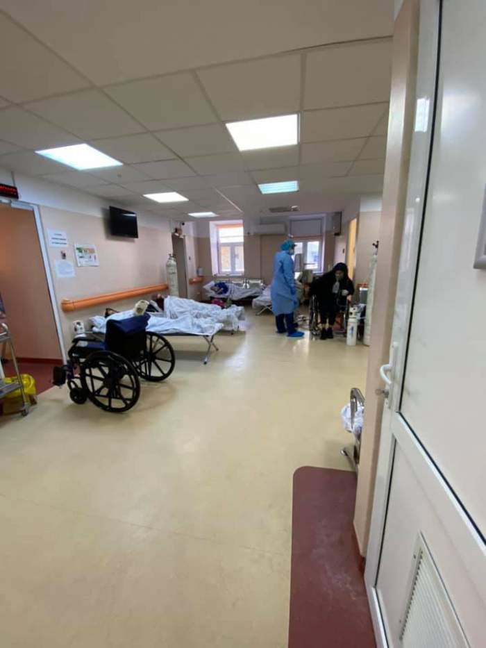 Cum arată spitalul „Matei Balș” din Capitală, la ora actuală. Imaginile revoltătoare, postate de un medic. „Terapia intensivă s-a mutat pe holuri” / FOTO