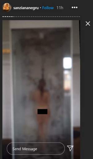 Sânziana Negru, complet goală pe Internet! Vedeta a postat imagini fierbinți direct din duș / FOTO