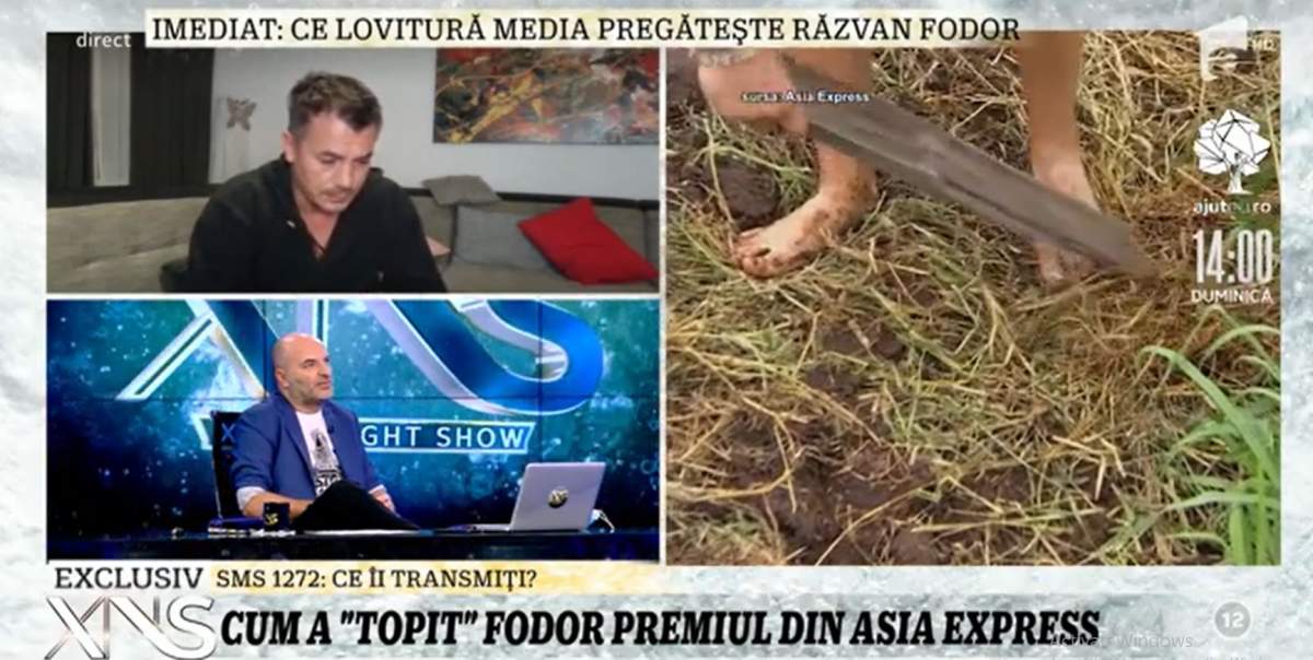 Răzvan Fodor, invitat prin conferință video la Xtra Night Show