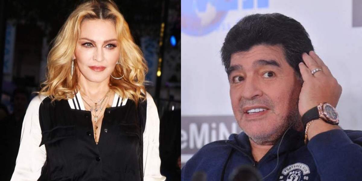 Colaj Madonna și Maradona