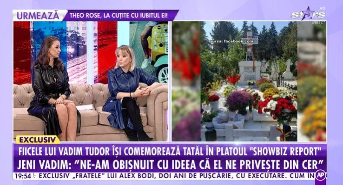 Fiicele lui Vadim în platou la ”Showbiz Report”.