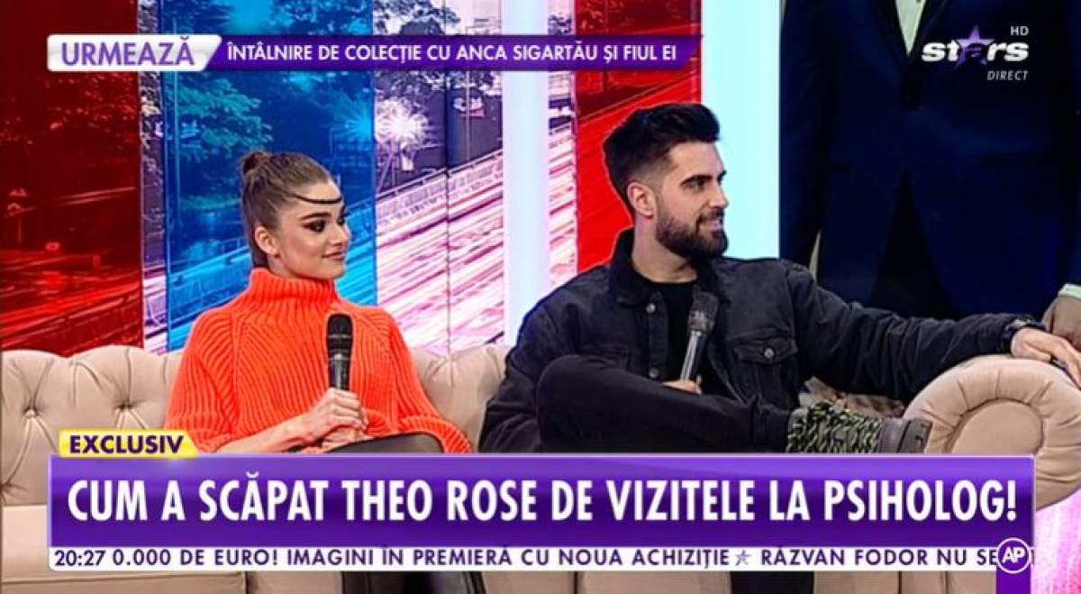 Theo Rose și Alex au fost invitați în platou la ”Showbiz Report”.