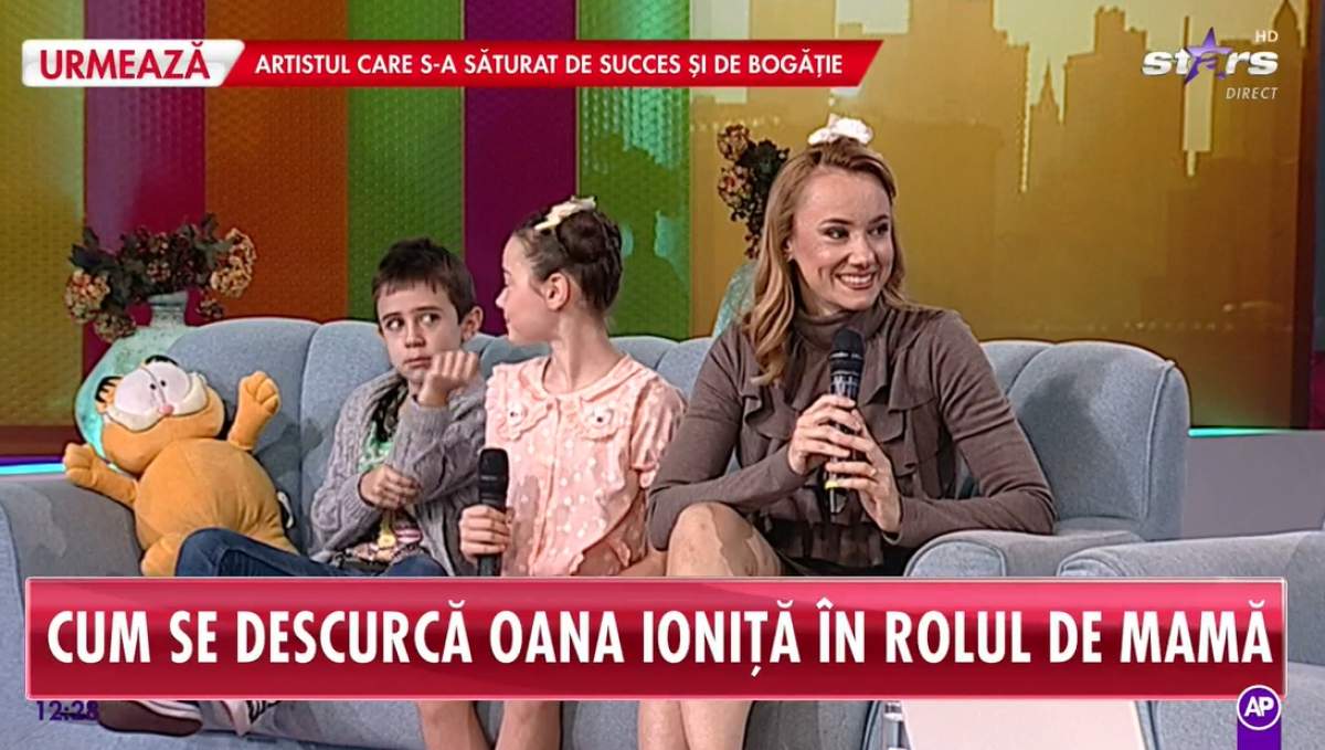 Oana Ioniță alături de copii la Antena Stars