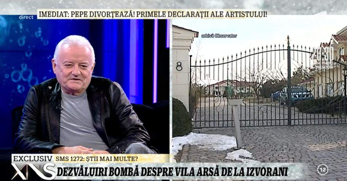 Casa din Izvorani a lui irinel Columbeanu a ars din temelii, mai multe bunuri unce fiind distruse în totalitate