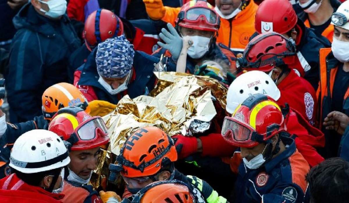 Miracol în Turcia! O fetiță de 4 ani a fost salvată de sub dărâmături, la 91 de ore după cutremur