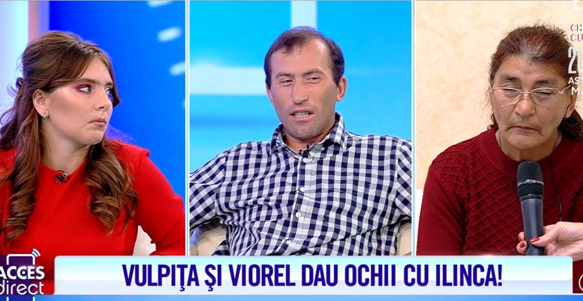 Vulpita și Viorel la Acces Direct, alături de mama lui