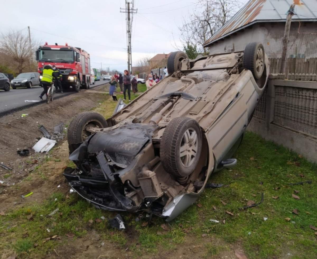 Accident teribil în județul Olt! O femeie a murit și alte două persoane au fost grav rănite