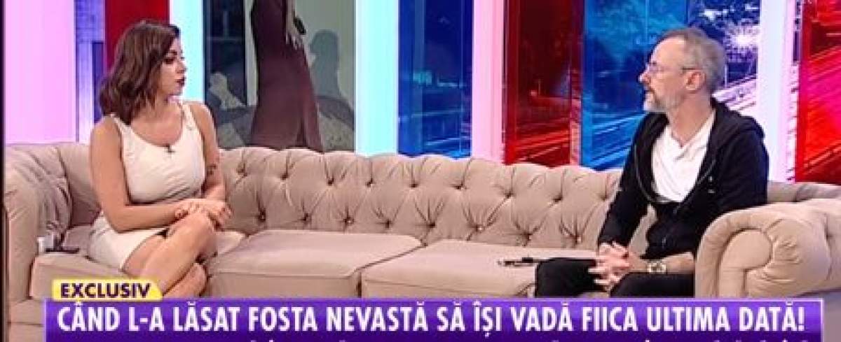 Mihai Albu povestește la ”Showbiz Report” de nu-și poate vedea fiica