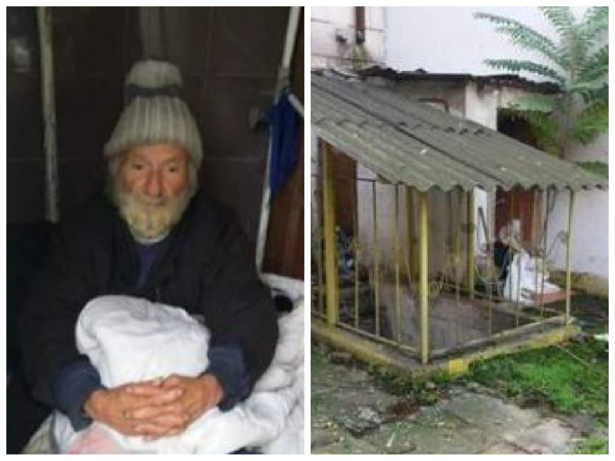 Un bătrân de 82 de ani locuieşte într-o toaletă, în centrul Iașului. Cum a ajuns în această situație: „Nu țin la mine nici femeia, nici cei 11 copii”