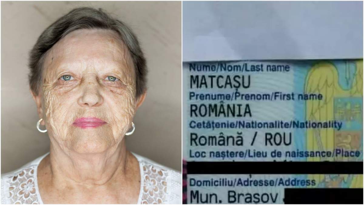 Colaj cu România Matcașu/ buletinul României Matcasu.