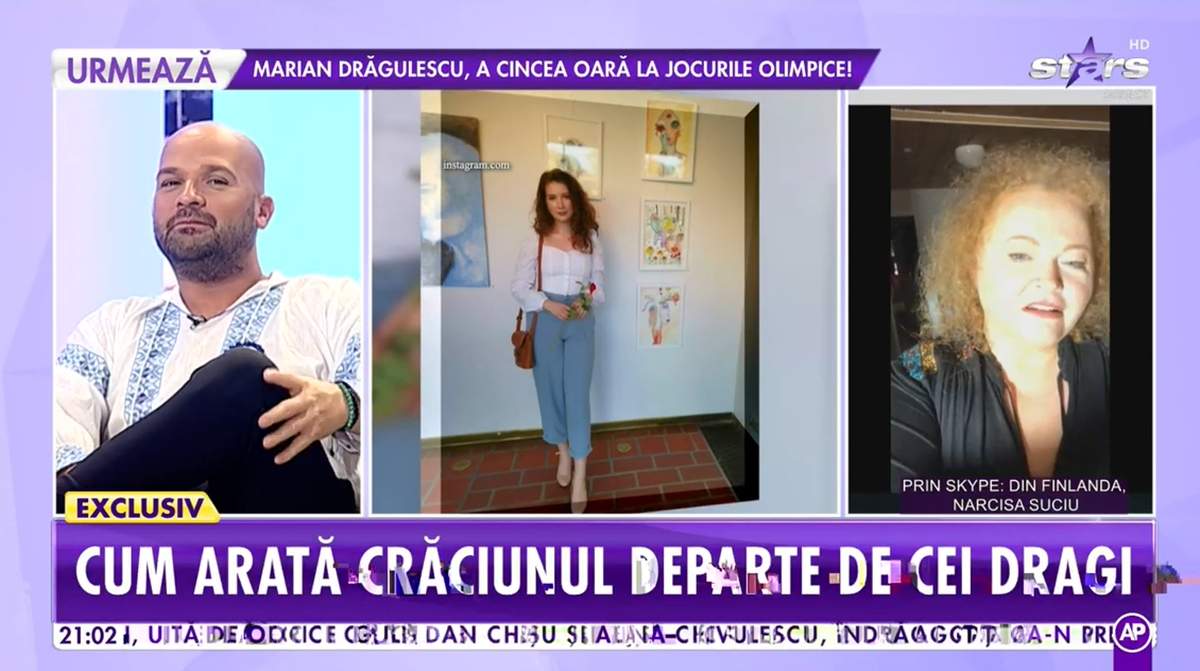 Narcisa Suciu în apel video la Antena Stars