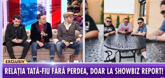 Familia Cerccel, pe canapaua ”Showbiz Report”
