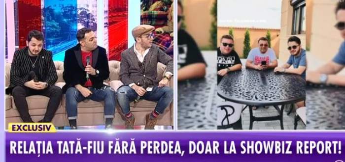 Familia Cerccel, pe canapaua ”Showbiz Report”