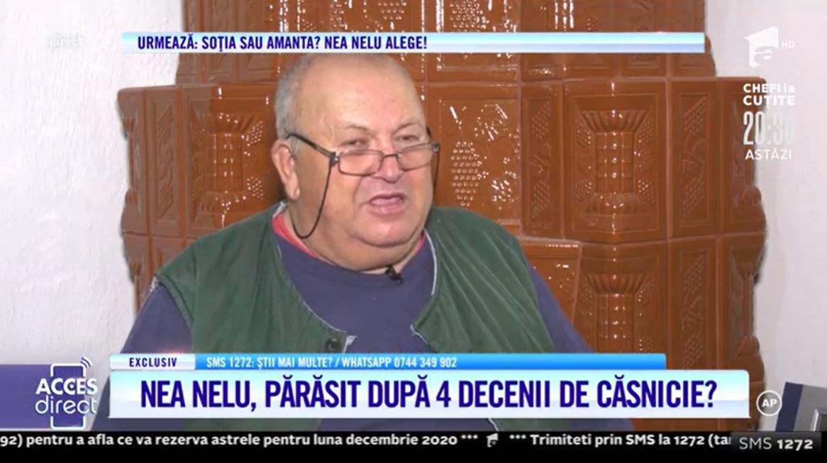 Acces Direct. Părăsit de soție după 40 de ani de căsnicie, Ion nu știe pe cine să păstreze în viața lui! Bărbatul, aflat între soție și amantă / VIDEO