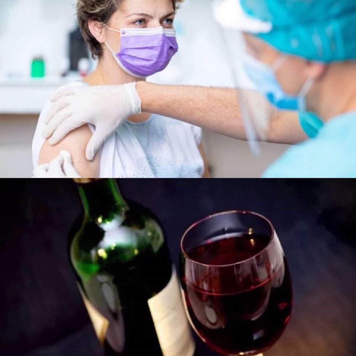 Fără alcool după vaccinul anti-COVID