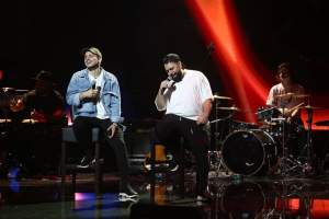 Adrian Petrache și Florin Salam, moment special în marea finală X Factor! Unchiul și nepotul, pentru prima oară pe aceeași scenă / FOTO 