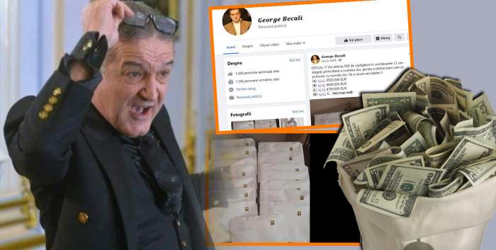 Escrocherii cu sute de mii de euro, în numele lui Gigi Becali / Detalii exclusive