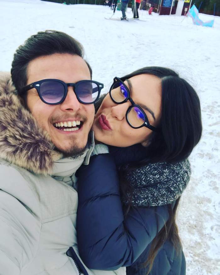 Ionuț Belei și Sabina, în vacanță.