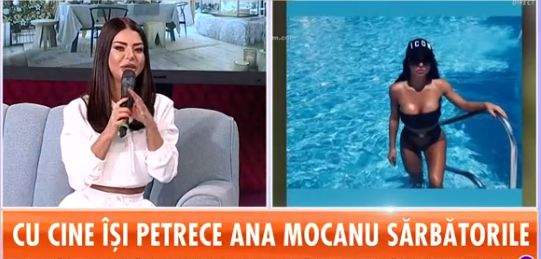 Ana Maria Mocanu, în ținută albă, la Antena Stars