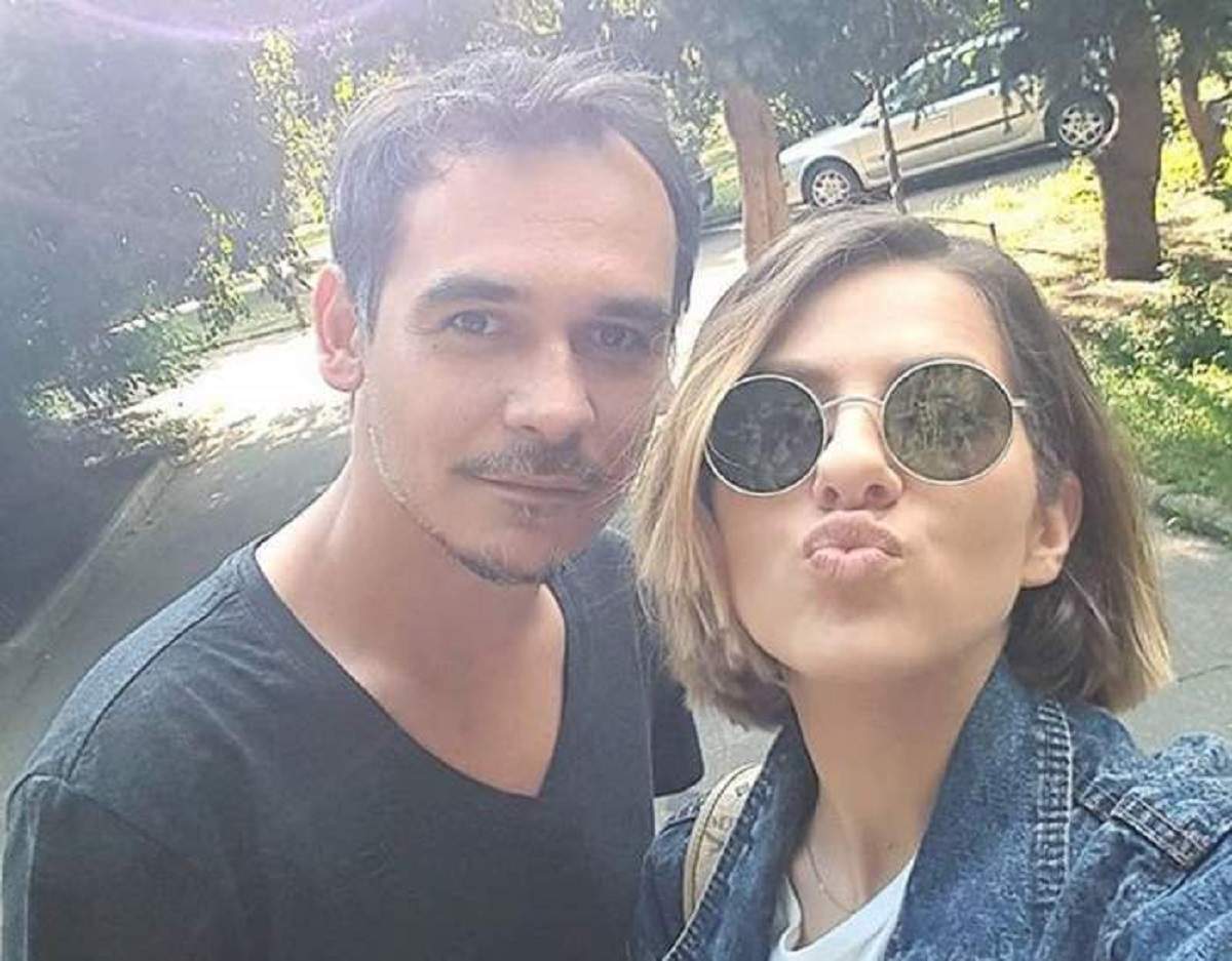 Lidia Buble și Răzvan Simion când erau împreună. Cei doi își făceau un selfie.