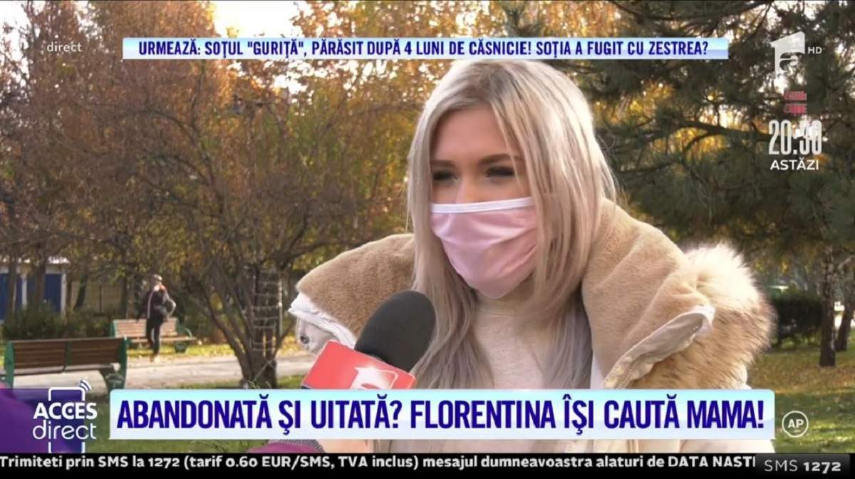 Acces Direct. De ce a ales mama Florentinei să o abandoneze și să plece din România! Tatăl tinerei spune că femeia și-a mai lăsat și alți copii! / VIDEO