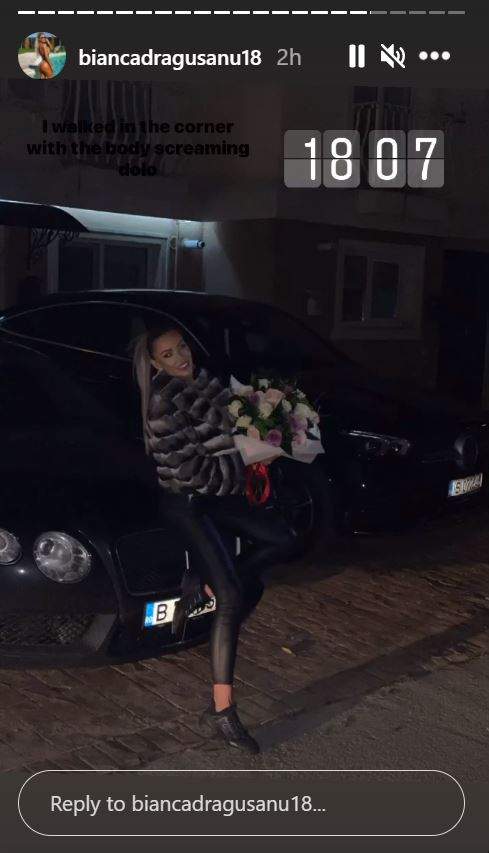 Bianca Drăgușanu, răsfățată cu cele mai luxoase cadouri! Cum a fost surprinsă vedeta la ceas de seară / FOTO