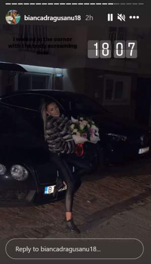 Bianca Drăgușanu, răsfățată cu cele mai luxoase cadouri! Cum a fost surprinsă vedeta la ceas de seară / FOTO