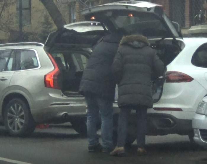 Ilie Dumitrescu, la mașină cu prietenul