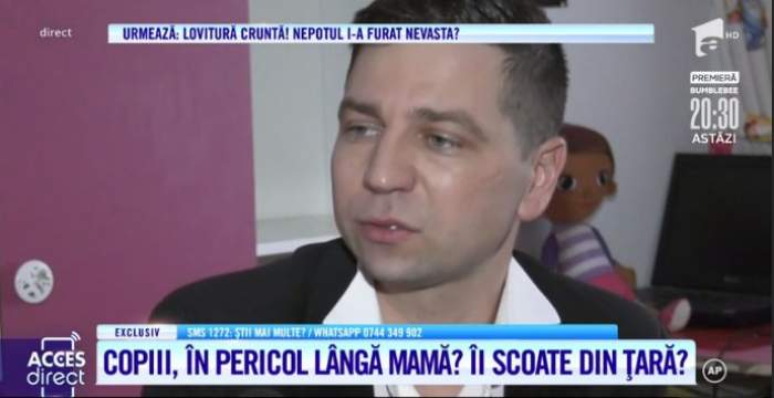 Acces Direct. Ionuț, plânge cu lacrimi amare după ce soția a plecat de acasă cu cei doi copii și nu s-a mai întors: ”Mi-e frică să nu îi treacă granița”