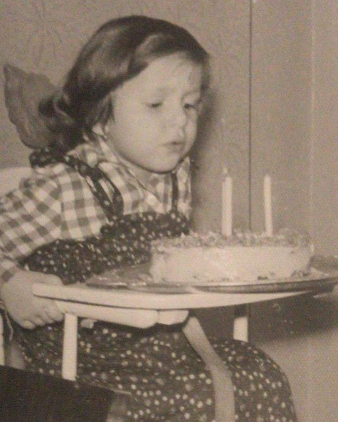 Brigitte Pastramă în perioada în care era copil.