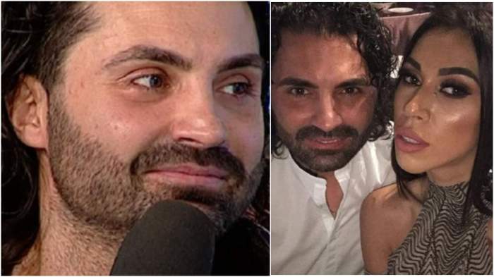 Colaj cu Pepe cu ochii în lacrimi/ Pepe și Raluca Pastramă în perioada în care formau un cuplu.
