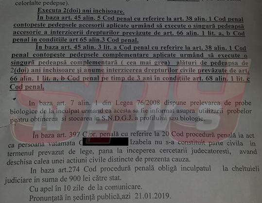 Mesajul înfiorător primit de fata abuzată de tăticul adoptiv / Victima este convinsă că nu mai are mult de trăit