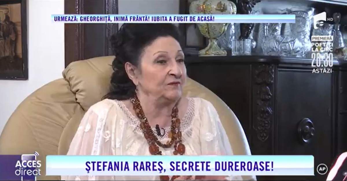 Acces Direct. Ștefania Rareș, mărturisiri dureroase de după moartea soțului! Celebra artistă suferă și acum pierderea ființei iubite: „Am avut un șoc”