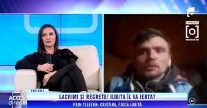 Acces Direct. Gheorghiță își vrea iubita și copilul înapoi! Mesajul disperat al bărbatului lăsat singur de Sărbători / VIDEO