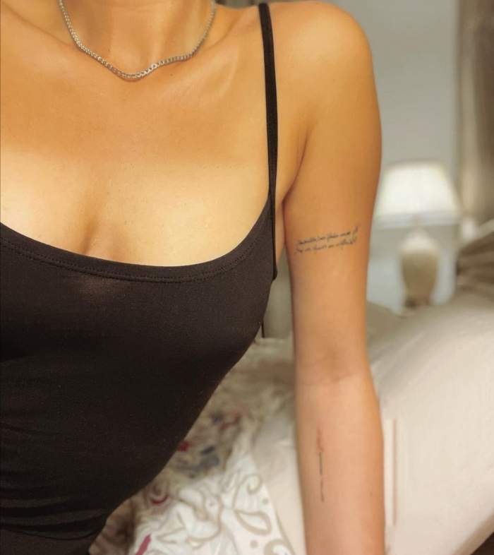 Ana Baniciu s-a tatuat în cinstea tatălui. Ce vorbă de suflet și-a dorit artista să poarte mereu pe piele / FOTO