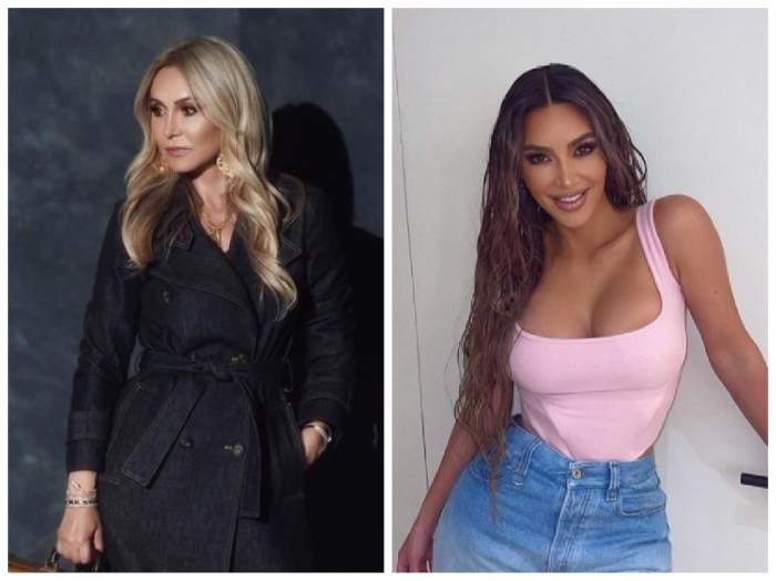 Colaj foto cu Kim Kardashian și Anastasia Soare