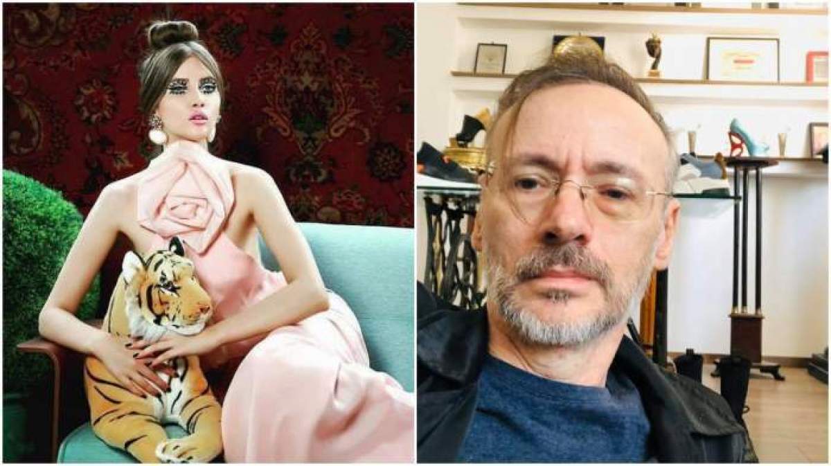 Colaj foto cu Mihai și Iulia Albu, ambii foarte serioși