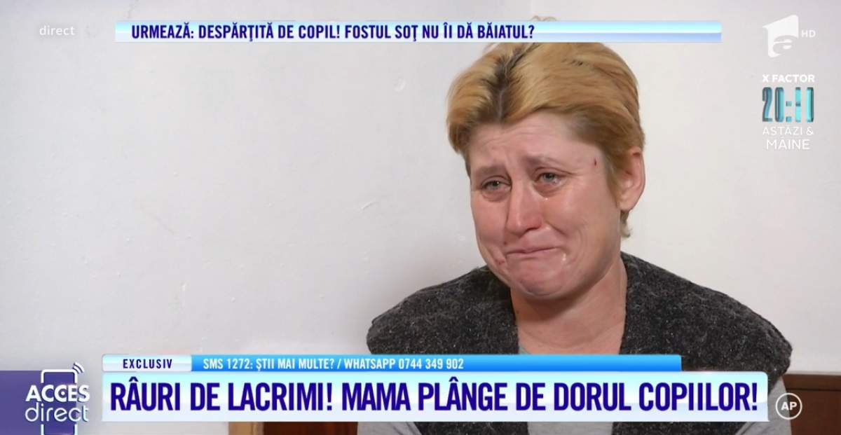 Mamă disperată de dorul copiilor! Mihaela nu e lasată să-și vadă fata și băiatul, după moartea tatălui lor! ”Nu mă lasă să intru în curte” / VIDEO