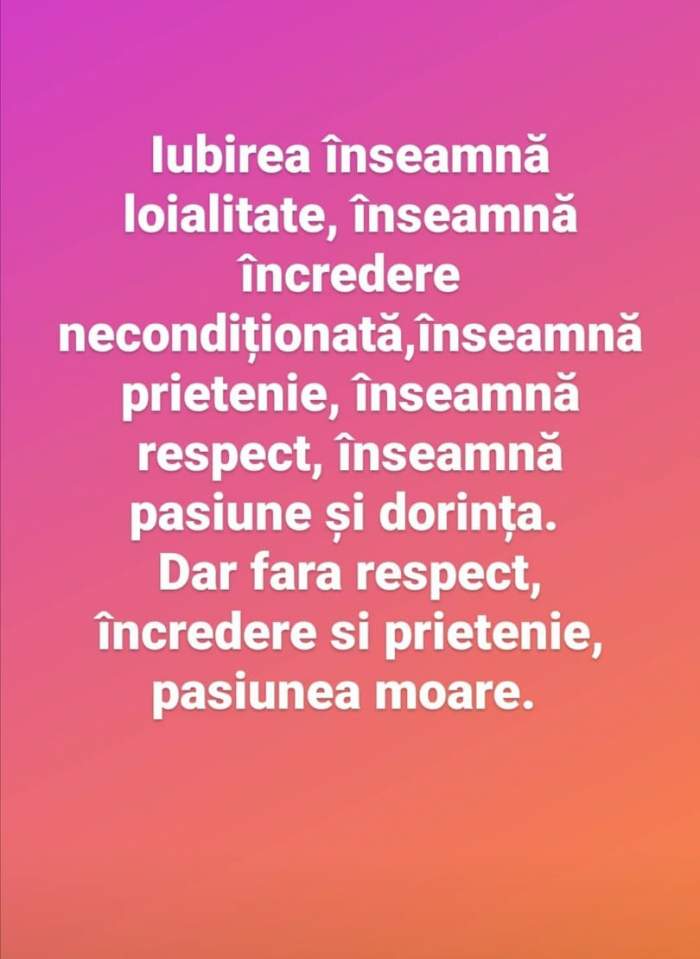 Oana Roman, mesaj cu subînțeles după ce a rămas o mamă singură. Ce a dus la destrămarea căsniciei cu Marius Elisei: ”Pasiuna moare” / FOTO