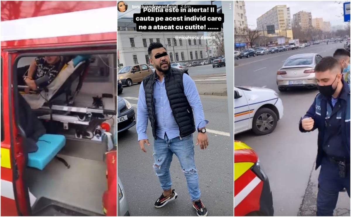 Colaj foto cu agresorul Andreei Tonciu, salvarea și poliția