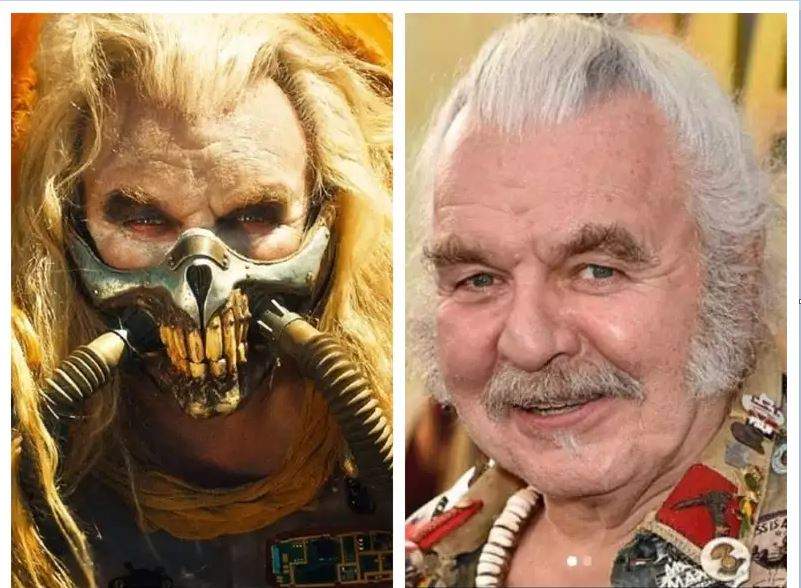 Imagine cu actorul Hugh Keays-Byrne in Mad Max si actorl la batranete