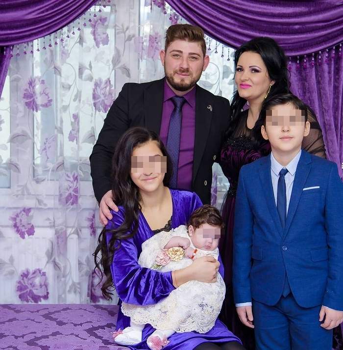 Silvana Rîciu și familia ei