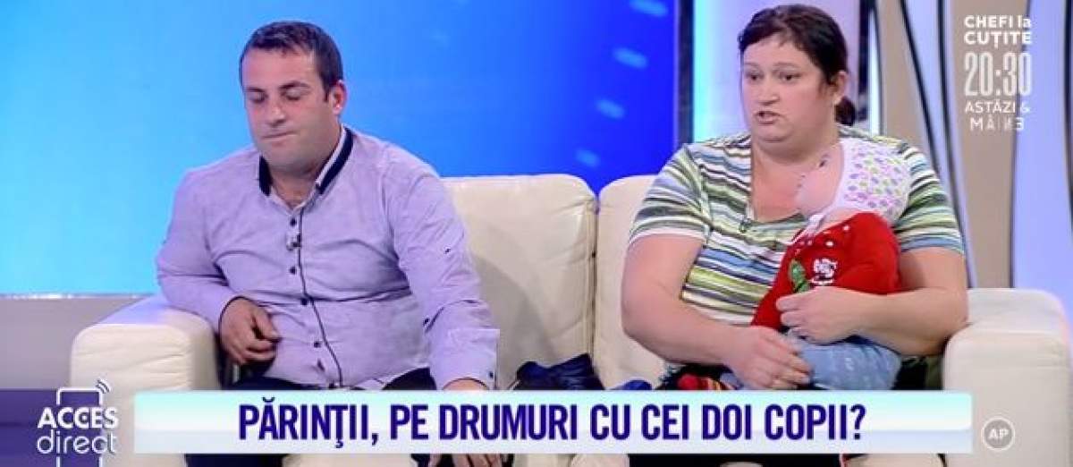 Doi părinți cu băiatul lor, invitați la ”Acces Direct”