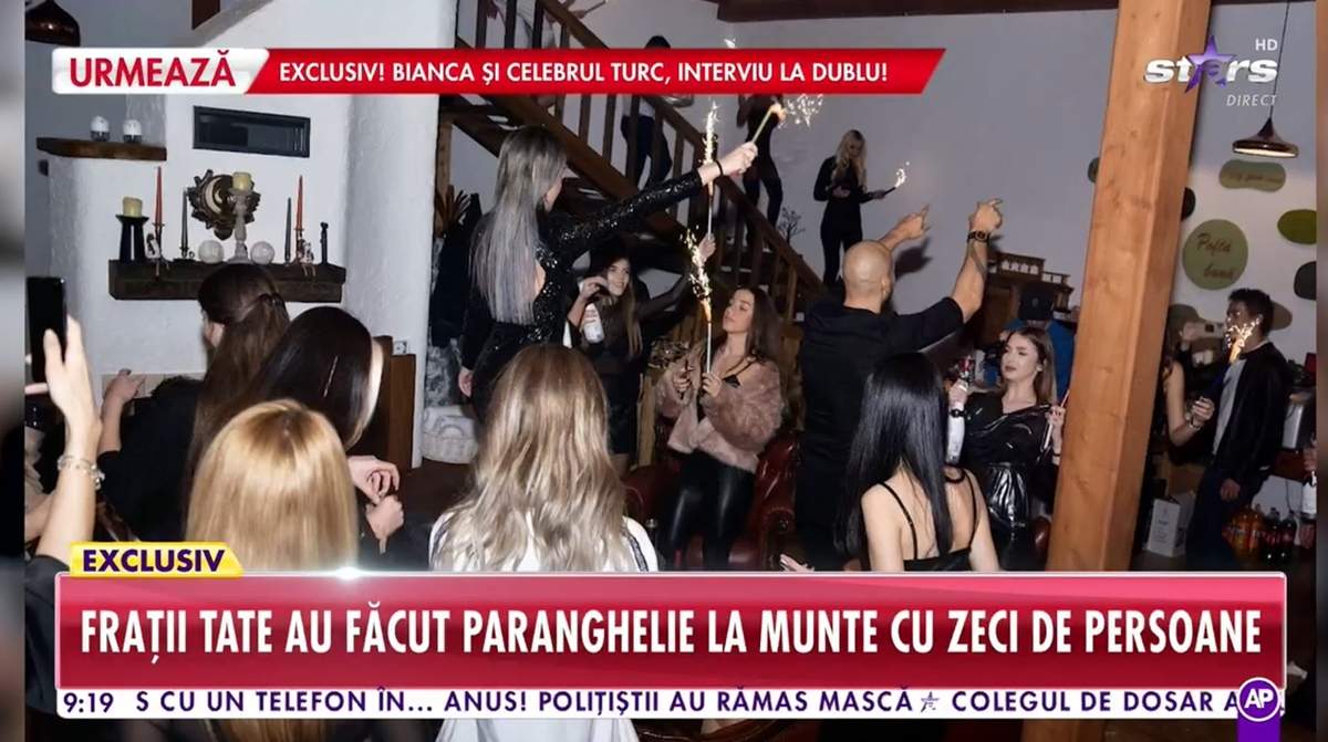 Frații tate, petrecere la munte cu zeci de invitați!