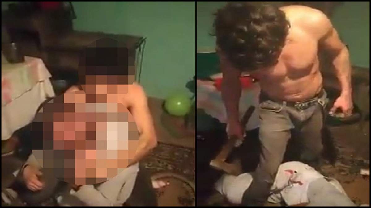 Un sătmărean și-a terorizat prietenul de pahar cu toporul. Scena a fost transmisă pe Facebook / VIDEO