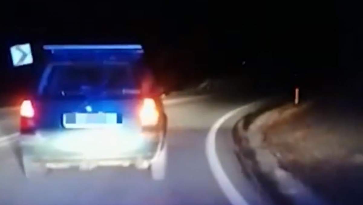 Polițiștii din Cluj, șocați de alcoolemia unui șofer! Circula haotic pe DN1 / VIDEO
