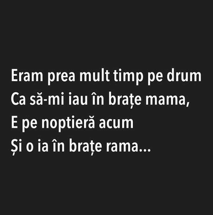 Poezie emoţionantă scrisă de Flick în memoria mamei sale. Astăzi se împlinesc 7 ani de când a murit