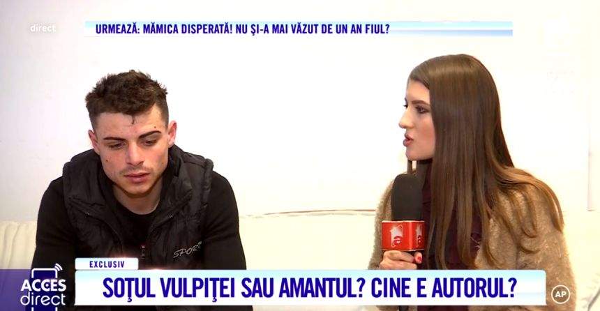 Alertă la ''Acces Direct''! Amantul Vulpiţei, luat cu salvarea!